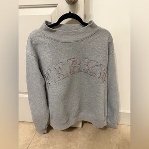 Parke Large/XL Grey Mockneck Sweatshirt. 🌚⚡️